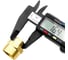 Муфта Профитт латунная переходная пневмо 1/2" ВР х 1/4" ВР, 10 шт 9276003 8
