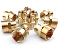 Муфта Профитт латунная переходная пневмо 1/2" ВР х 3/8" ВР, 10 шт 9276027