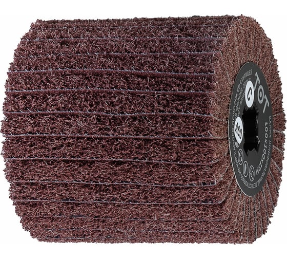 Валик шлифовальный (100х100х19 мм; AC60 COARSE+P60) TOTFLEX 4631159668771