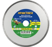 Диск алмазный несегментный Сделай Сам (230x25.4/22 мм) ПРАКТИКА 794-722
