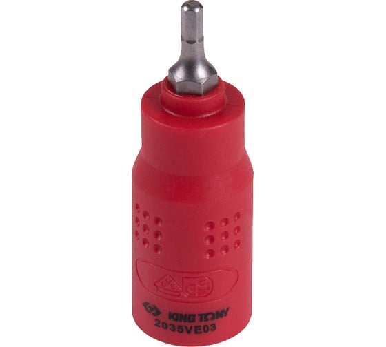Насадка торцевая диэлектрическая HEX (3х54 мм; 1/4") KING TONY 2035VE03 1