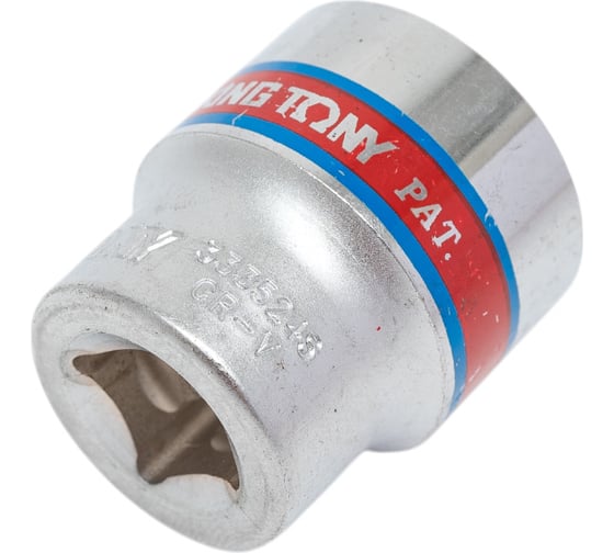 Головка торцевая стандартная шестигранная (3/4"; 3/8") KING TONY 333524S