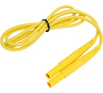 Провод измерительный с разъемами банан (1.2 м; желтый) SONEL WAPRZ1X2YEBB