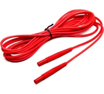 Провод измерительный с разъемами банан (5 м; красный) SONEL WAPRZ005REBB