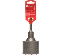 Коронка буровая по бетону с оснасткой Master TCT-72 (72 мм; М22; SDS-plus) EKF tct-72-m22