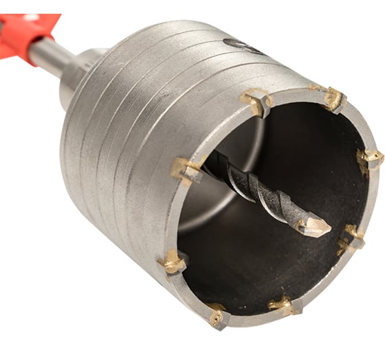 Коронка буровая по бетону с оснасткой Master TCT-68 (68 мм; М22; SDS-plus) EKF tct-68-m22