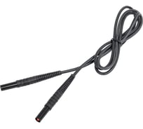 Провод измерительный с разъемами банан (1.2 м; черный) SONEL WAPRZ1X2BLBB