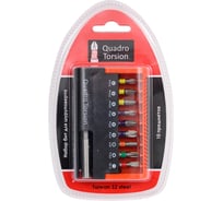 Набор бит 10 предметов Quadro Torsion 490010