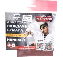 Наждачная бумага ABRAFORM HANDSIZE от "Мастерская Pit_Stop и Доктор Дью", P2500, 4 шт AF-HS-DOC-P2500