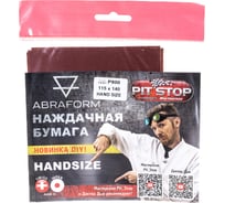 Наждачная бумага ABRAFORM HANDSIZE от "Мастерская Pit_Stop и Доктор Дью", P800, 4 шт AF-HS-DOC-P800