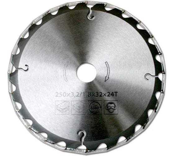 Диск пильный Белмаш 250х3.2/1.8х30мм/ 24Т RD072A