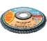 Круг лепестковый Karbosan КЛТ 125x22/Р40 Comfort Line ZR LD Flap Прямой (Арт.982290) INOX (уп 10 шт) KAR-982290-10 3
