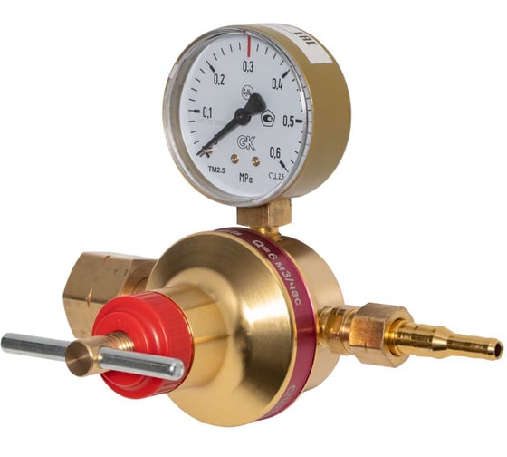 Регулятор пропановый сетевой KRASS СПО-6 0,3/0,15 МПа вх.М27x1,5LH/вых.М16x1,5LH, 6 м3/час поверенный 2722004PV