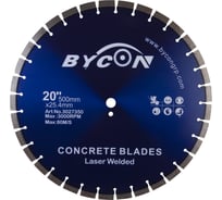 Диск алмазный по железобетону 500х25.4 мм LASER UNI-15 для резчика швов BYCON DBST3027350