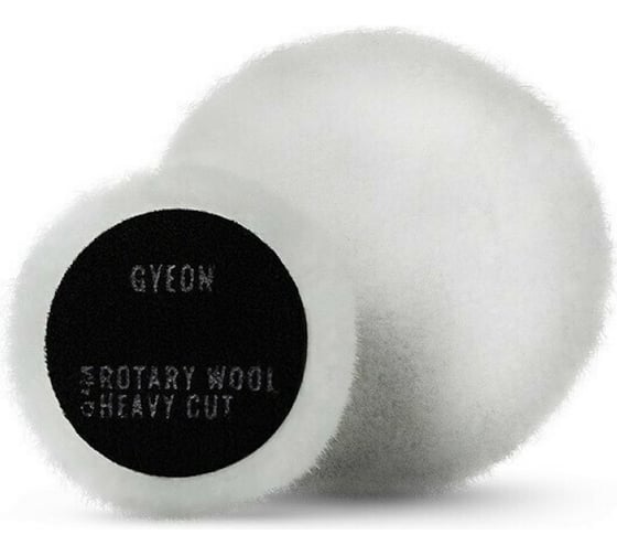 Круг полировальный меховой экстра режущий Rotary Wool Heavy Cut (2 шт; 80 мм) GYEON GYQ533 1