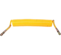 Шланг пневматический витой Крал М22 L=7.5м желтый 3197