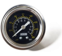 Манометр 1.5 160 PSI черный Viair 90085