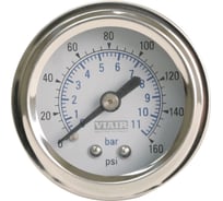 Манометр 2 160 PSI с подсветкой белый Viair 90087