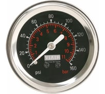 Манометр 2 160 PSI с подсветкой черный Viair 90088