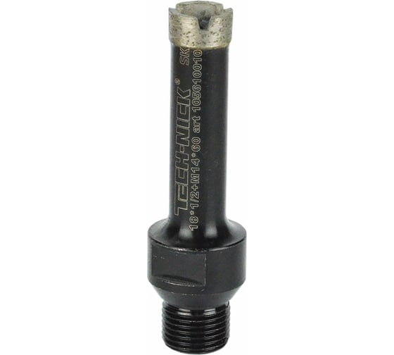 Коронка алмазная, спекание 18х60 мм, 1/2/M14 SK TECH-NICK 105610010 1