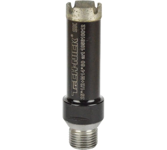 Коронка алмазная, спекание 25х60 мм, 1/2/M14 SK TECH-NICK 105610012 1
