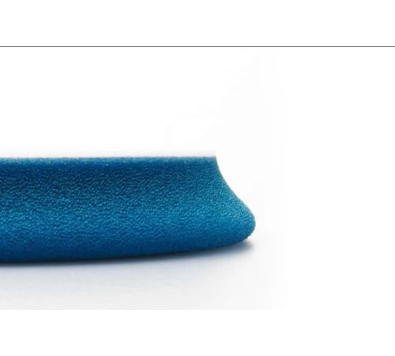 Поролоновый полировальный диск Rupes 50/65 мм, жесткий, голубой, липучка (Velcro) 9.DA70H