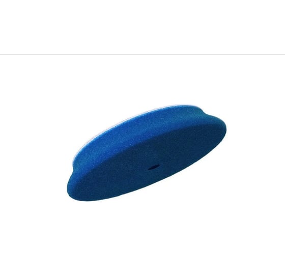 Поролоновый полировальный диск Rupes 50/65 мм, жесткий, голубой, липучка (Velcro) 9.DA70H