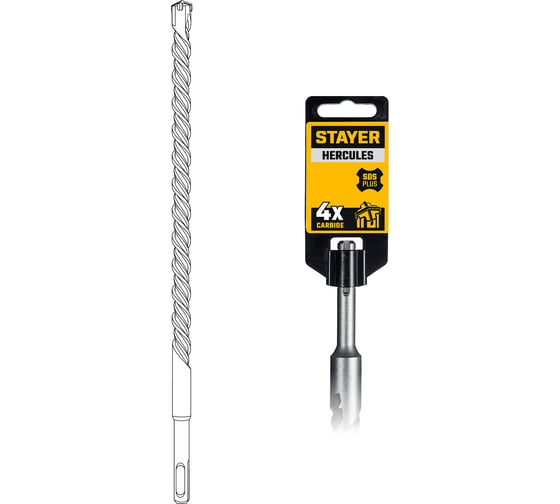 Бур STAYER Hercules-4Х 4x110 мм, SDS-plus 29290-110-04
