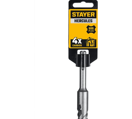 Бур STAYER Hercules-4Х 6x160 мм, SDS-plus 29290-160-06 1