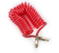 Шланг пневматический витой Крал БРОНЬ М22 L=7.5 м (t=-60+70) (красный) СМ 7284