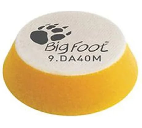 Поролоновый полировальный диск RUPES Ø 30/45 мм, средней жесткости, желтый. крепление: липучка (Velcro) /1 шт/ 9.DA40M