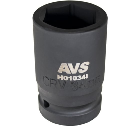 Головка торцевая 6-гранная для механического гайковерта AVS 34 мм, 1''DR H01034I A40980S