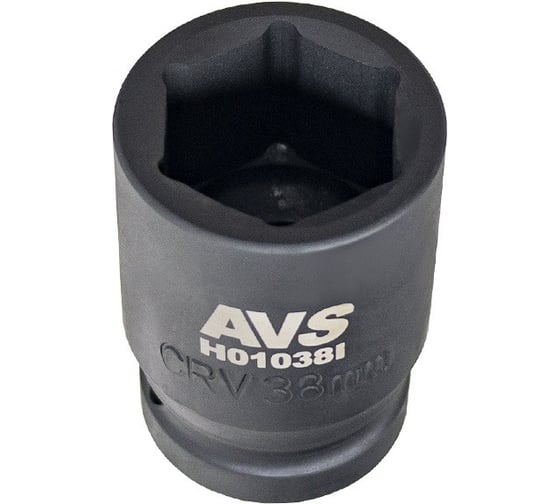 Головка торцевая 6-гранная для механического гайковерта AVS 38 мм, 1''DR H01038I A40982S 1