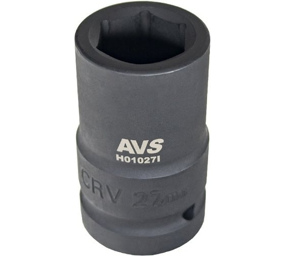 Головка торцевая 6-гранная для механического гайковерта AVS 27 мм, 1''DR H01027I A40976S 1