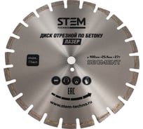 Диск алмазный сегментный STEM Techno 400х25.4 мм, 27T ДИС096