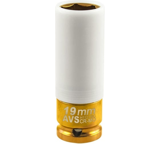 Головка торцевая ударная глубокая AVS 6-гранная, колесная, 19 мм, 1/2''DR H11219IС A40931S 1