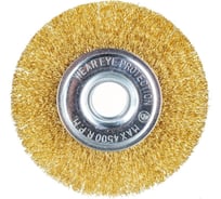 Корщетка-колесо ООО ПКФ Сварком 125x22мм латунированная стальная проволока (1 шт) Крепеж k00013791