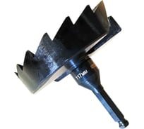 Самоподающее (винтовое) сверло Форстнера KOPOS 117 мм по дереву, двухзаходное, длина 120 мм, 7/16 HEX SSF2-117D-120