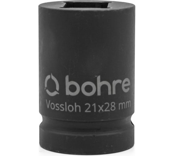 Головка 4-х гранная Bohre 28х21 мм, 1DR для бензогайковёрта под скрепление Vossloh КБ003754