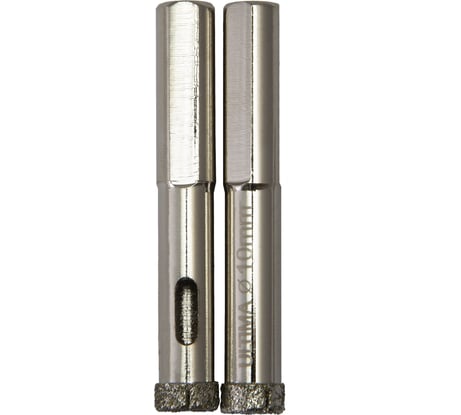 Сверло алмазное по керамограниту (2 шт; 10х67 мм; трехгранный хвостовик) ULTIMA 113063