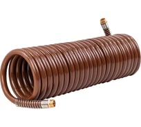 Шланг витой полиуретановый FORSTIME 12мм х 18мм х 10м с резьбовыми наконечниками 1/2 FT-1812-10M(64616)