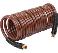 Шланг витой полиуретановый FORSTIME 6.5мм х 10мм х 5м с резьбовыми наконечниками 1/4 FT-AHC-48A(64618)