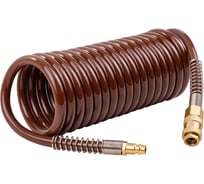 Шланг витой полиуретановый FORSTIME 8мм х 12мм х 5м с быстроразъемами FT-1208-5M(64614)