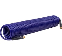 Шланг витой полиуретановый YATAFORCE 6.5мм х 10мм х 15м с резьбовыми наконечниками 1/4 YF-AHC-48C(64628)