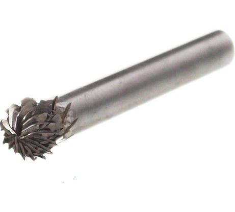 Бор-фреза твердосплавная тип D 8x7 мм S=6 мм сферическая Diamond Industrial DIDBFD0807