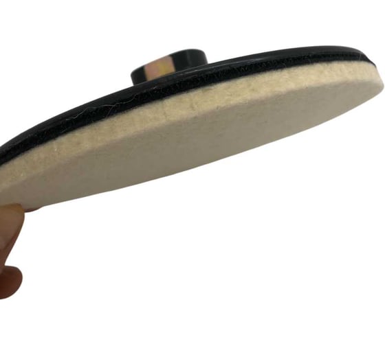 Фетровый полировальный диск на липучке Interflex 150х6мм, белый, DIY 1/упак 6150926825