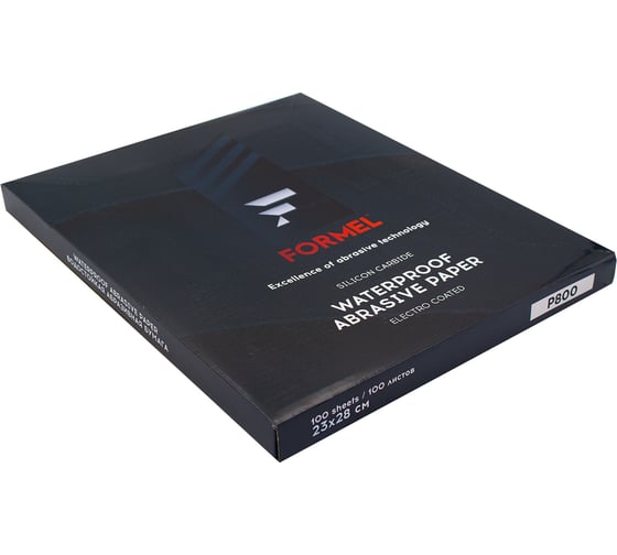 Бумага водостойкая (100 шт; 23х28 см; P800) FORMEL 85957320800