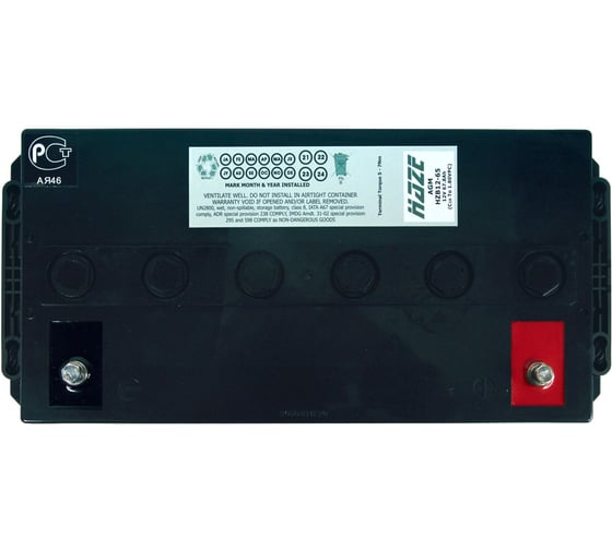 Аккумуляторная батарея Haze 12В, 65 Ач - HZB 12-65