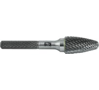 Бор-фреза твердосплавная гиперболическая Thorvik TRRBF12250670-2 тип F, 12 мм, двойная насечка, в боксе 057024