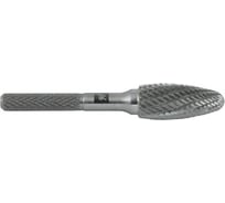 Бор-фреза твердосплавная пламевидная Thorvik TRRBH10250670-2 тип H, 10 мм, двойная насечка, в боксе 057031